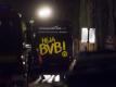 Die Ermittlungen zum Anschlag auf den BVB-Bus mit drei Explosionen gehen in der Nacht weiter. Foto: Bernd Thissen