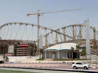 Khalifa Stadium nimmt Form an, das Finalstadion folgt Khalifa Stadium nimmt Form an, das Finalstadion folgt
