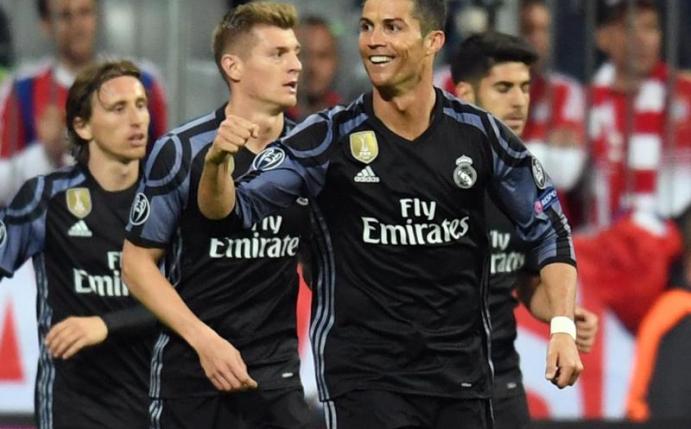 C. Ronaldo erzielt als erster Spieler 100 Tore in europäischen Pokalwettbewerben. Foto: Sven Hoppe