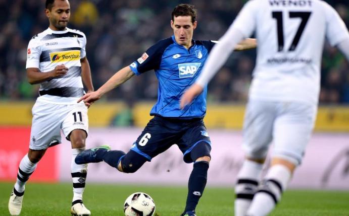 1899 Hoffenheim will gegen Borussia Mönchengladbach zeigen, dass die Niederlage gegen den HSV nur ein Ausrutscher war. Foto: Jonas Güttler