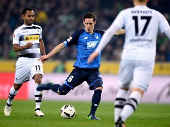 1899 Hoffenheim will gegen Borussia Mönchengladbach zeigen, dass die Niederlage gegen den HSV nur ein Ausrutscher war. Foto: Jonas Güttler 1899 Hoffenheim will gegen Borussia Mönchengladbach zeigen, dass die Niederlage gegen den HSV nur ein Ausrutscher war. Foto: Jonas Güttler