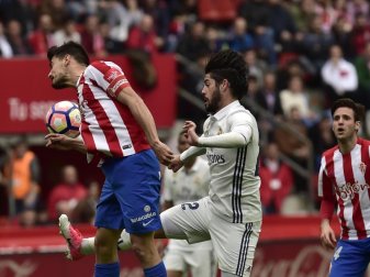 Isco rettete Real Madrid drei Punkte in Gijon. Foto: Alvaro Barrientos
