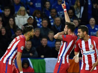 Saul bejubelt den entscheidenden Auswärtstreffer Saul bejubelt den entscheidenden Auswärtstreffer