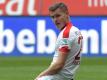 Alfred Finnbogason muss nach seiner Roten Karte gegen Köln ein Spiel pausieren. Foto: Stefan Puchner