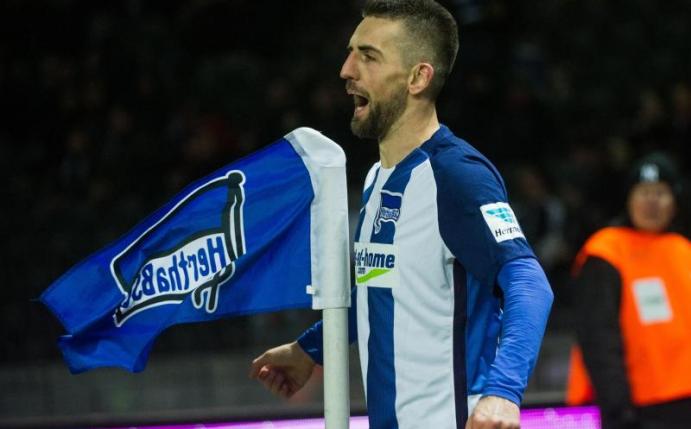 Vedad Ibisevic kann wieder für die Hertha auf Torejagd gehen. Foto: Christina Sabrowsky