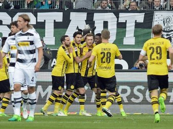 Dortmund gewinnt in Gladbach 3:2 Dortmund gewinnt in Gladbach 3:2