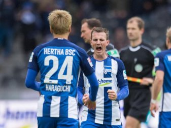 Die Hertha kann weiter von Europa träumen. Foto: Annegret Hilse Die Hertha kann weiter von Europa träumen. Foto: Annegret Hilse
