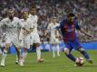 Superstar Lionel Messi (r) war der Matchwinner für den FC Barcelona gegen Real Madrid. Foto: Francisco Seco