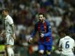 Lionel Messi erzielt den 2:1-Siegtreffer gegen Real