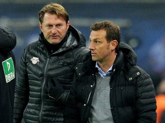 Ralph Hasenhüttl (l.) und Markus Weinzierl Ralph Hasenhüttl (l.) und Markus Weinzierl