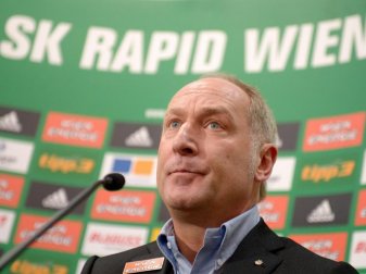 Der ehemalige Schalker Andreas Müller war Rapid-Sportdirektor. Foto: Roland Schlager Der ehemalige Schalker Andreas Müller war Rapid-Sportdirektor. Foto: Roland Schlager