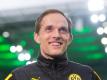 Dortmunds Trainer Thomas Tuchel geht mit einem guten Gefühl in den Pokalknaller. Foto: Guido Kirchner