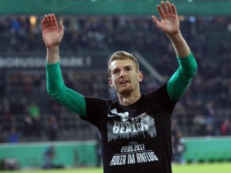 Eintracht Frankfurt steht dank Torhüter Lukas Hradecky im DFB-Pokalfinale. Foto: Ina Fassbender Eintracht Frankfurt steht dank Torhüter Lukas Hradecky im DFB-Pokalfinale. Foto: Ina Fassbender