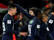 Draxler (l.) brachte PSG gegen den AS Monaco in Führung