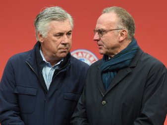 Carlo Ancelotti (l.) und Karl-Heinz Rummenigge Carlo Ancelotti (l.) und Karl-Heinz Rummenigge