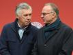 Carlo Ancelotti (l.) und Karl-Heinz Rummenigge