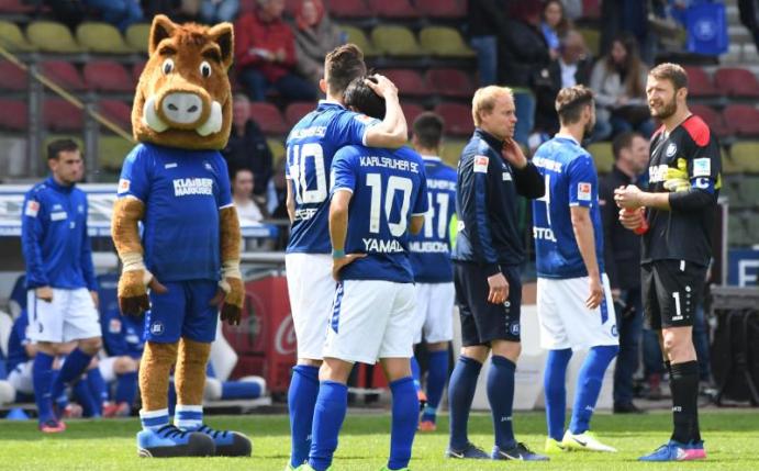 Der Karlsruher SC ist in die 3. Liga abgestiegen. Foto: Uli Deck