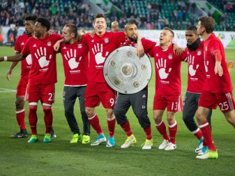 Der FC Bayern hat zum 27. Mal die deutsche Meisterschaft gewonnen. Foto: Swen Pförtner Der FC Bayern hat zum 27. Mal die deutsche Meisterschaft gewonnen. Foto: Swen Pförtner
