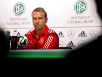 Hansi Flick war im Januar vom Posten des DFB-Sportdirektors zurückgetreten. Foto: Thomas Eisenhuth Hansi Flick war im Januar vom Posten des DFB-Sportdirektors zurückgetreten. Foto: Thomas Eisenhuth