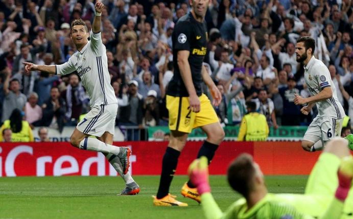 Cristiano Ronaldo erzielt drei Treffer gegen Atletico