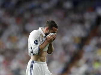 Dani Carvajal hat sich im Spiel gegen Atlético eine Oberschenkelverletzung zugezogen. Foto: Francisco Seco Dani Carvajal hat sich im Spiel gegen Atlético eine Oberschenkelverletzung zugezogen. Foto: Francisco Seco