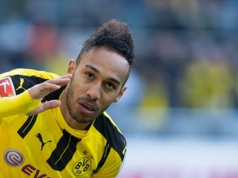 BVB-Stürmer Pierre-Emerick Aubameyang wird mit PSG in Verbindung gebracht. Foto: Guido Kirchner BVB-Stürmer Pierre-Emerick Aubameyang wird mit PSG in Verbindung gebracht. Foto: Guido Kirchner