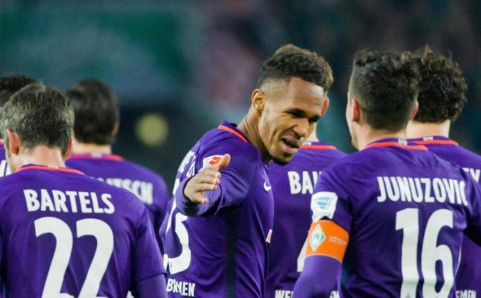 Werder Bremen machte sich trotz der Niederlage Mut. Foto: Rolf Vennenbernd