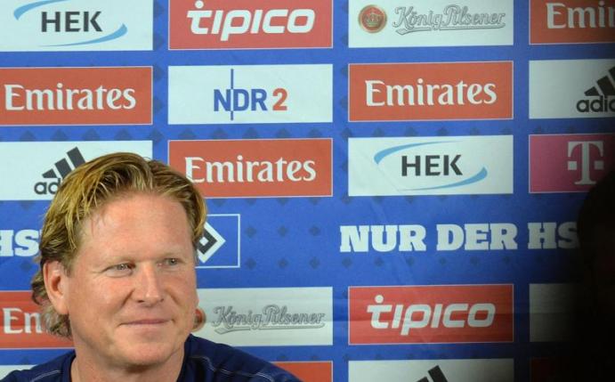 HSV-Trainer Markus Gisdol setzt für das Spiel gegen Mainz auf den Teamgeist. Foto: Michael Bahlo