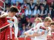 Kai Havertz (l) köpfte Leverkusen zu einem Punktgewinn. Foto: Stefan Puchner