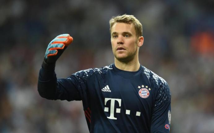 Manuel Neuer plant nach seinem Fußbruch für Anfang Juli die Rückkehr ins Tor des FC Bayern. Foto: Andreas Gebert