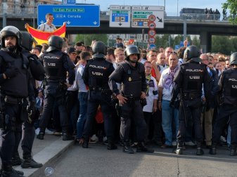 Auseinandersetzungen vor dem Rückspiel in Madrid