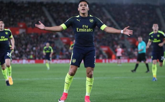 Alexis Sanchez erzielte die 1:0-Führung für den FC Arsenal. Foto: Nick Potts
