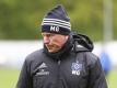 Trainer Markus Gisdol und dem Hamburger SV droht das Relegations-Triple. Foto: Christian Charisius