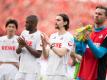 Nach dem Remis gegen Bayer Leverkusen muss der 1. FC Köln noch um die Europa League zittern. Foto: Marius Becker