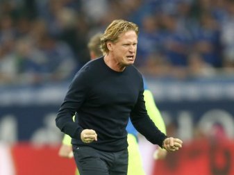 Nach dem späten 1:1 gegen Schalke brechen die Emotionen aus HSV-Trainer Markus Gisdol heraus. Foto: Ina Fassbender Nach dem späten 1:1 gegen Schalke brechen die Emotionen aus HSV-Trainer Markus Gisdol heraus. Foto: Ina Fassbender