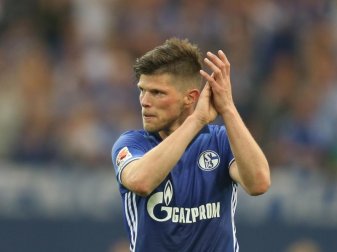 Schalke geht unter die Haut: Klaas-Jan Huntelaar verabschiedet sich nach sieben Jahren im Revier von den Fans. Foto: Ina Fassbender