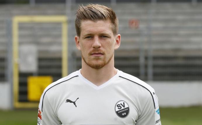 Denis Linsmayer verlängerte seinen Vertrag in Sandhausen. Foto: Ronald Wittek