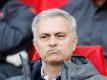 Manchester Uniteds Trainer José Mourinho hatte schlechte Laune. Foto: Martin Rickett