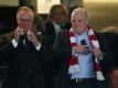 Karl-Heinz Rummenigge (l.) und Präsident Uli Hoeneß