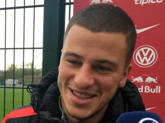 Diego Demme will sich mit überzeugenden Leistungen im Training für den Einsatz im DFB-Team empfehlen. Foto: Sandra Degenhardt Diego Demme will sich mit überzeugenden Leistungen im Training für den Einsatz im DFB-Team empfehlen. Foto: Sandra Degenhardt