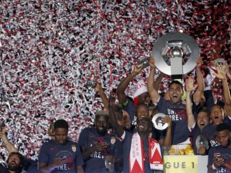 AS Monaco ist zum achten Mal französischer Fußballmeister. Foto: Claude Paris AS Monaco ist zum achten Mal französischer Fußballmeister. Foto: Claude Paris