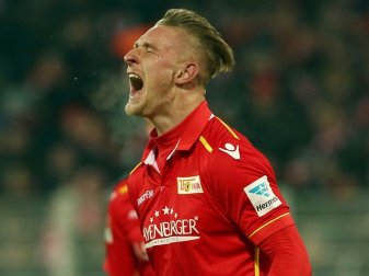 Erzielte den Siegtreffer für Union: Sebastian Polter Erzielte den Siegtreffer für Union: Sebastian Polter