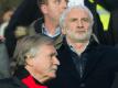 Michael Schade (l.) und Rudi Völler suchen einen neuen Trainer für Bayer Leverkusen. Foto: Guido Kirchner