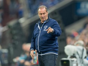 Huub Stevens soll seinem alten Verein in der Relegation helfen. Foto: Guido Kirchner Huub Stevens soll seinem alten Verein in der Relegation helfen. Foto: Guido Kirchner