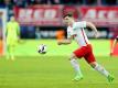 Leipzigs Marcel Sabitzer hat sich am Arm verletzt. Foto: Jan Woitas
