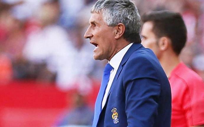 Trainer Quique Setién wird Nachfolger von Alexis Trujillo. Foto: Jose Manuel Vidal