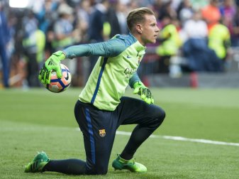 Ter Stegen verabschiedet sich von Trainer Enrique Ter Stegen verabschiedet sich von Trainer Enrique