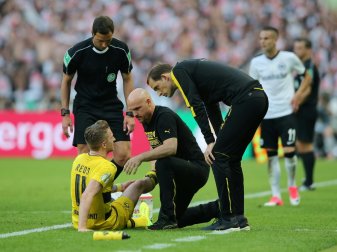 Teilriss des Kreuzbandes: Reus (l.) fällt monatelang aus Teilriss des Kreuzbandes: Reus (l.) fällt monatelang aus