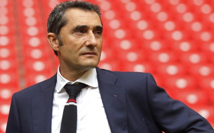 Trainer Ernesto Valverde soll den FC Barcelona wieder ganz nach oben bringen. Foto: Luis Tejido