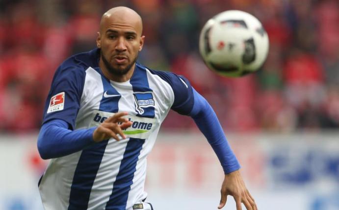 John Anthony Brooks soll angeblich Hertha BSC verlassen und zum VfL Wolfsburg gehen. Foto: Thomas Frey